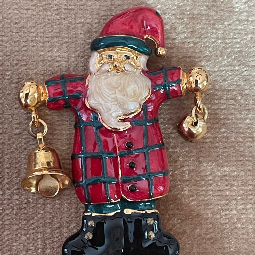 Festive Santa Claus Brooch Set - Picture 7 of 7